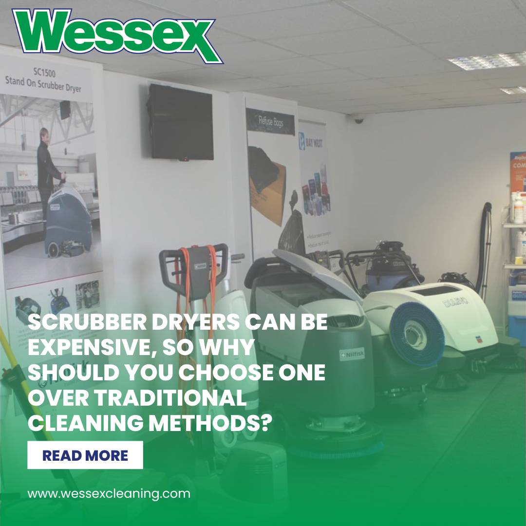 Scrubber dryers can be expensive, so why should you choose one over traditional cleaning methods