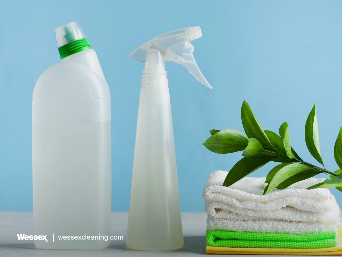 Eco-friendly cleaning products with natural ingredients and sustainable practices
