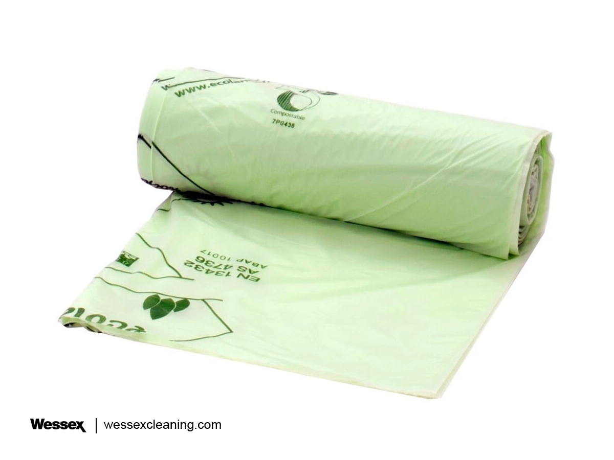 BPI Compostable Biodegradable Compactor Sacks, an eco-friendly waste management solution