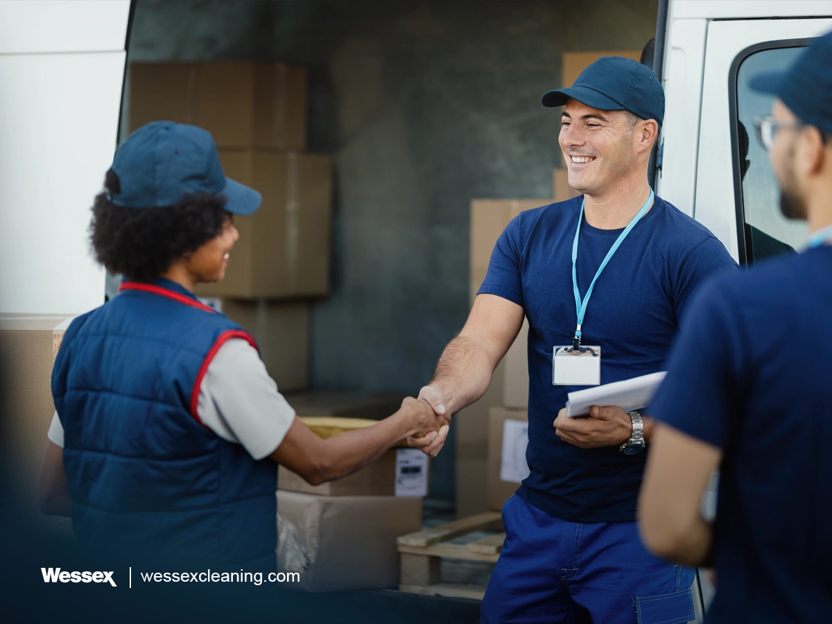 Teamwork Ensuring On-Time Deliveries for Businesses
